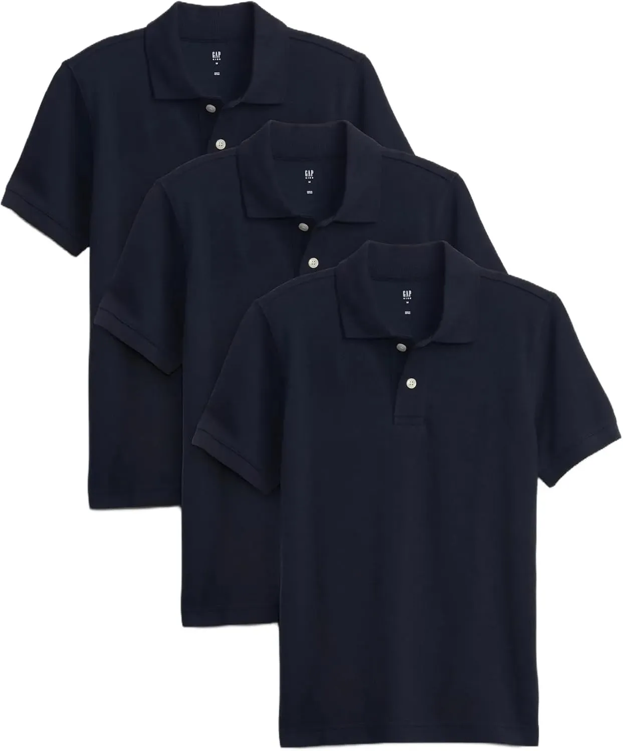 GAP Boys' Short Sleeve Uniform Polo