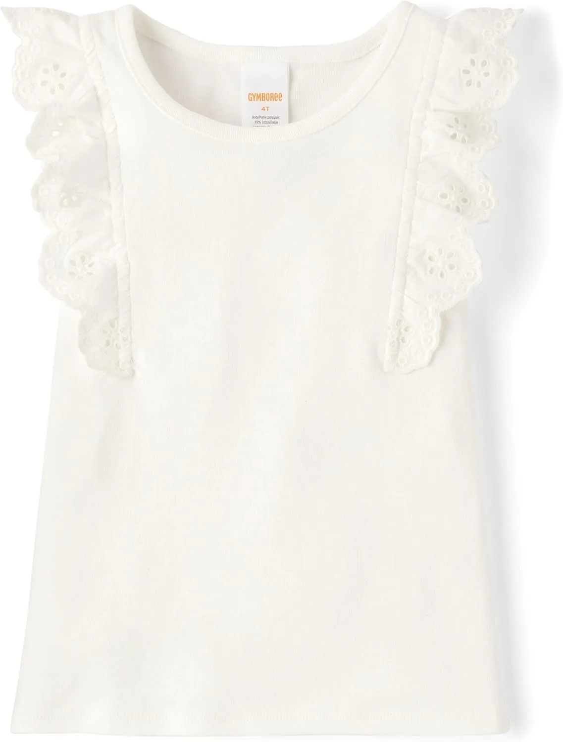 Gymboree Girls' and Toddler Sleeveless Flutter Top