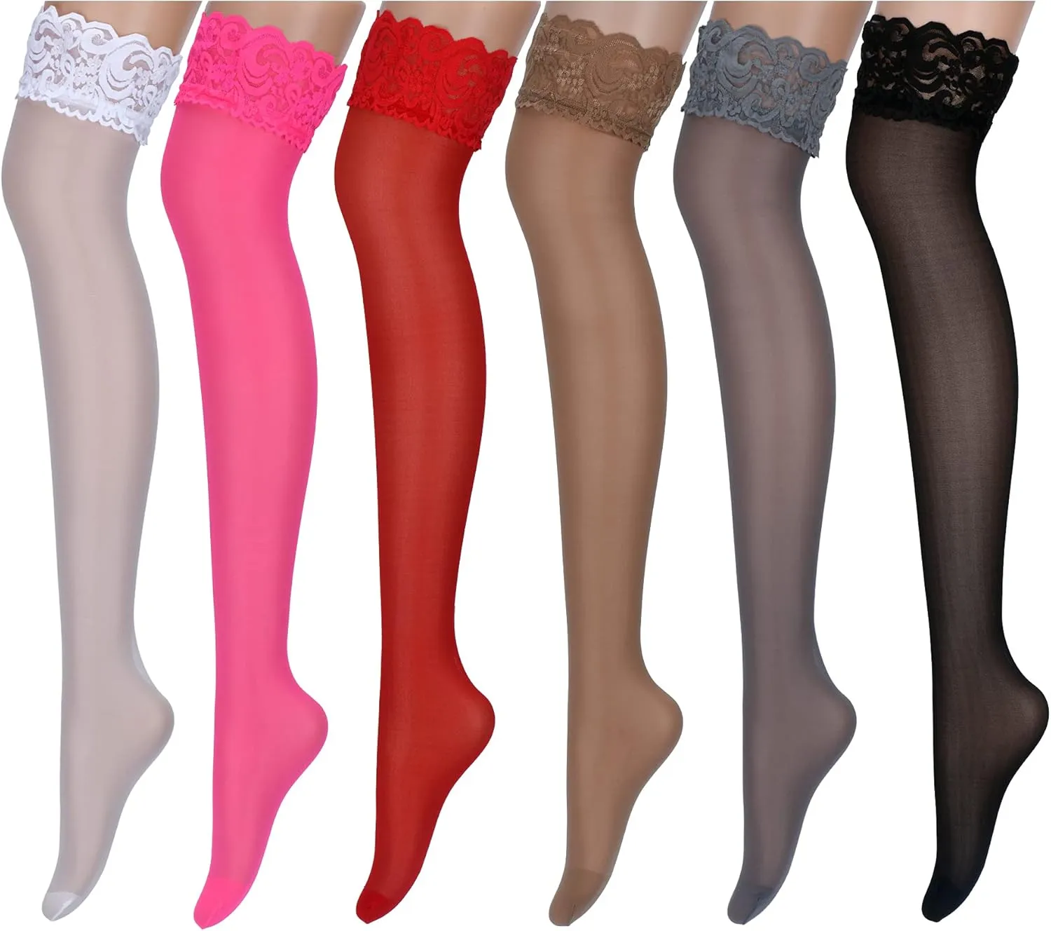 Lidogirl Lace Top Thigh High Stockings