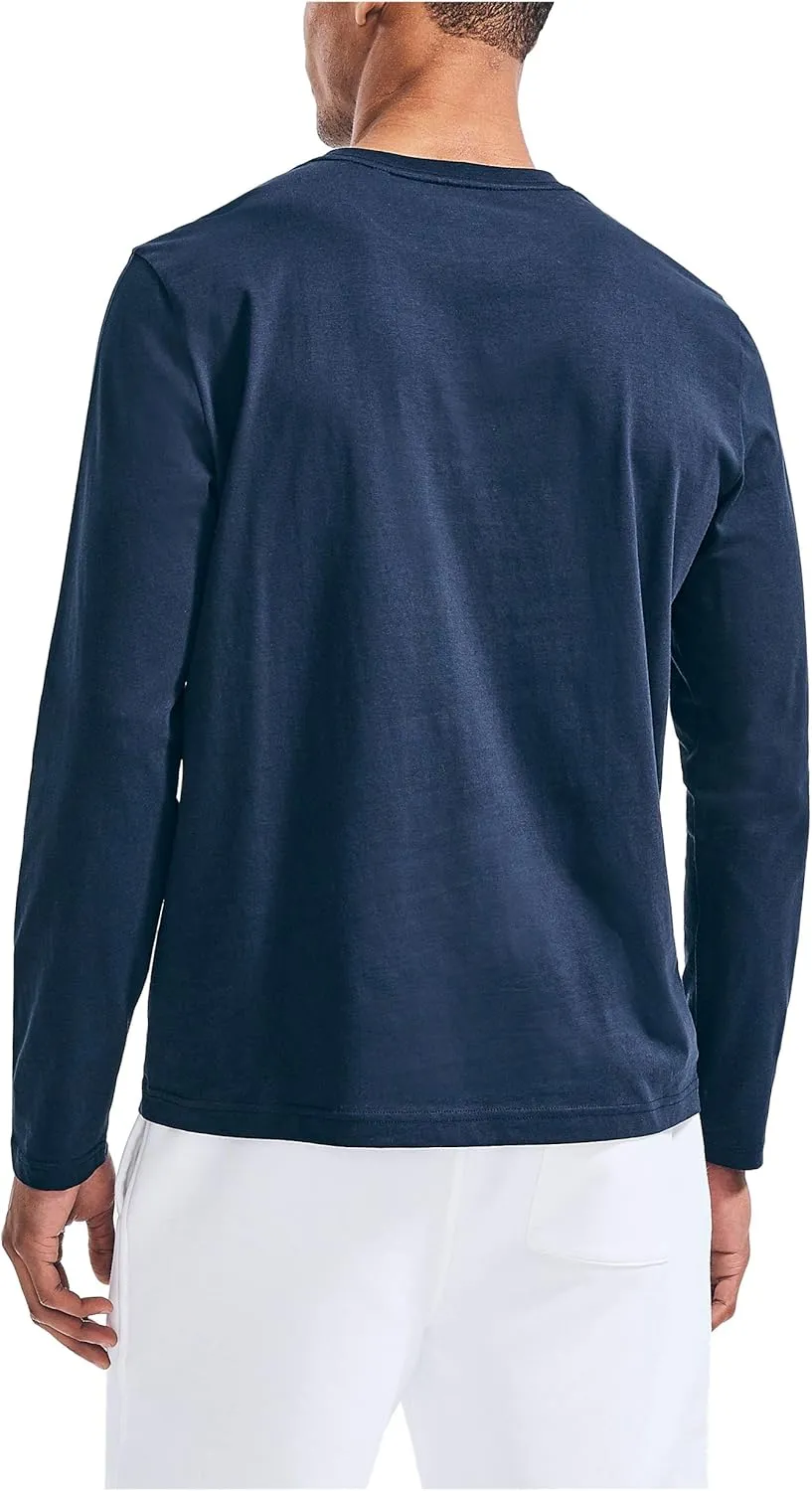 Nautica Men's J-Class Logo Long Sleeve T-Shirt