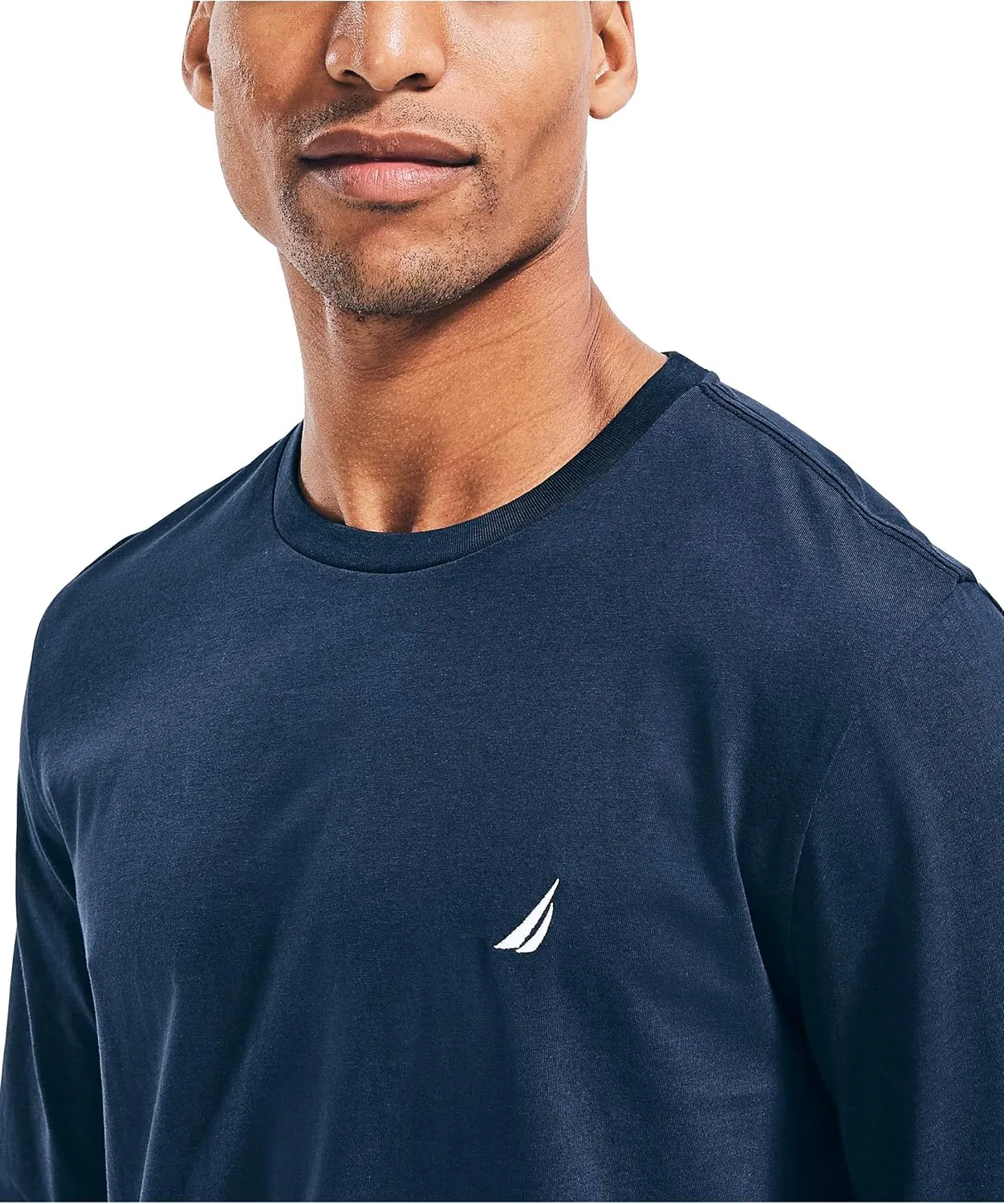 Nautica Men's J-Class Logo Long Sleeve T-Shirt