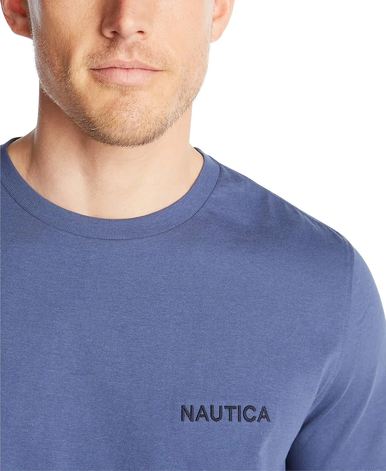 Nautica Men's Short Sleeve Solid Crew Neck T-Shirt