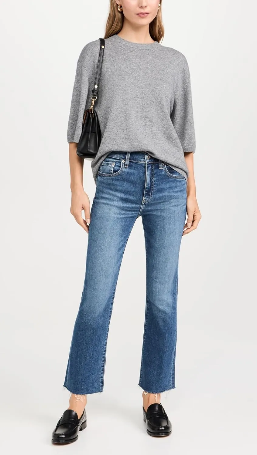 PDA Crop Flare Shy Girl Jeans