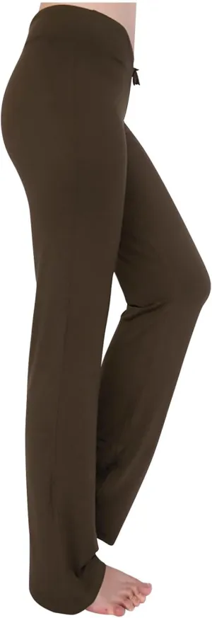Yoga Pants Women Wide Leg Drawstring Lounge Pants High Waisted Stretchy Trousers Loose See Through Yoga Beach Pant